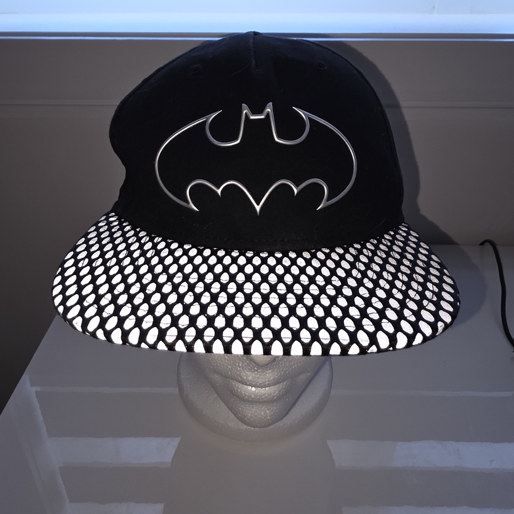 DC Comics Batman Black and Silver Baseball Cap
